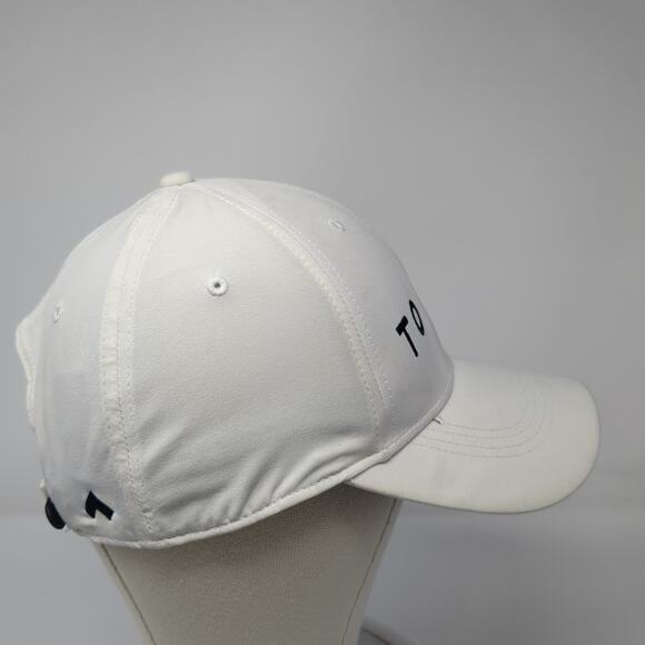 Tonal Strapback Hat White One Size Embroidered Nike Swoosh Dri-Fit - Picture 5 of 10